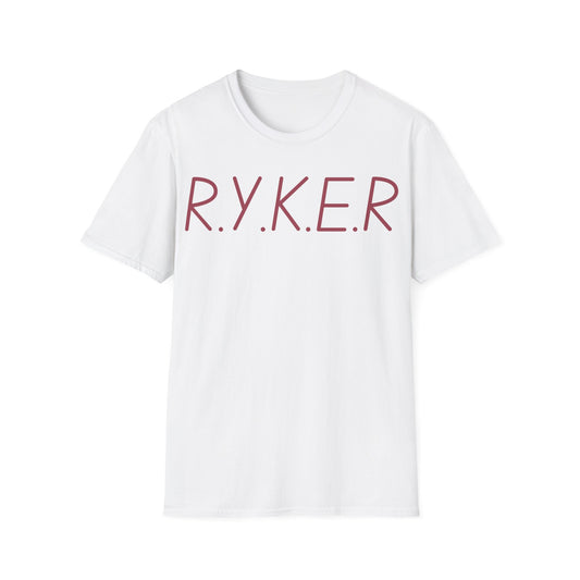 RYKER Christian Marron Letters