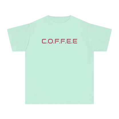 Youth Adult Coffee Christian Marron Words Only