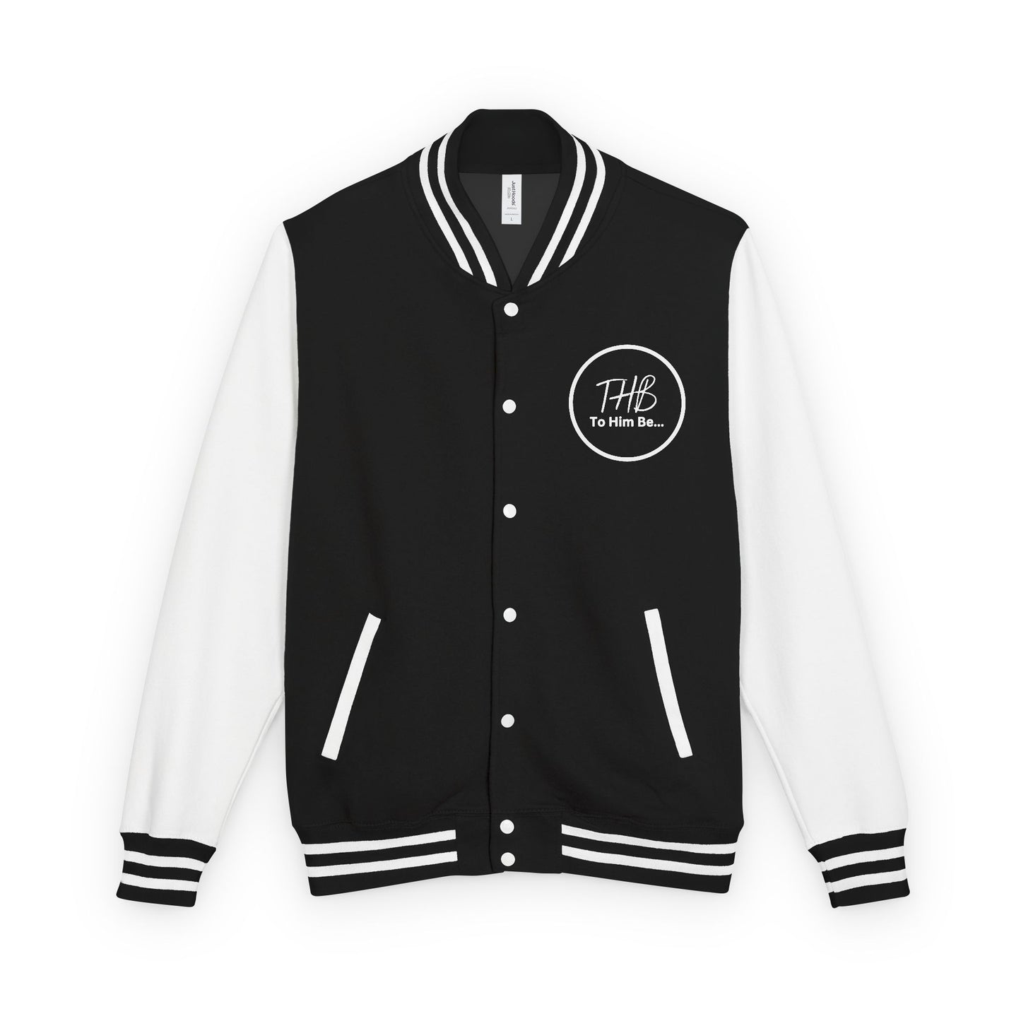 Clothe Yourself White Letterman