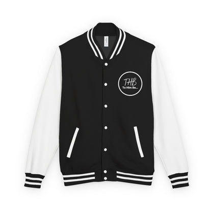 Clothe Yourself White Letterman