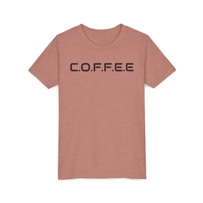 Youth Adult Coffee Christian Black Words Only