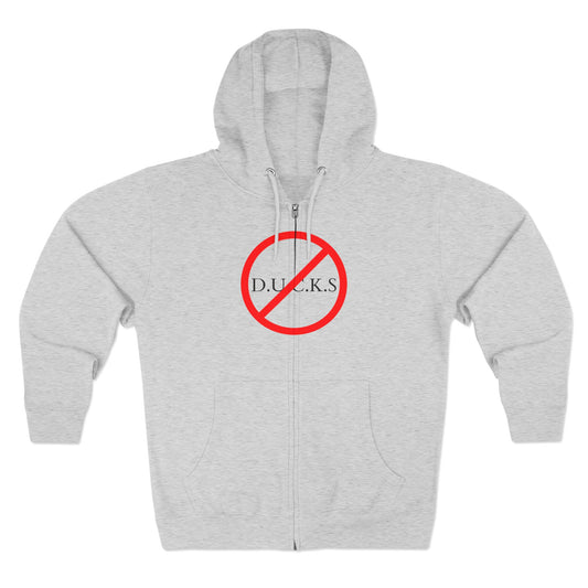 Ducks Christian Black Words Hoodie Zipper