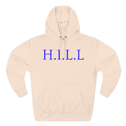 Hill Christian Blue Words Hoodie