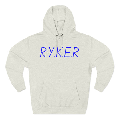 RYKER Christian Blue Letters Hoodie