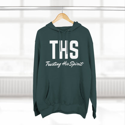 Adult THS Christian White Letters Hoodie