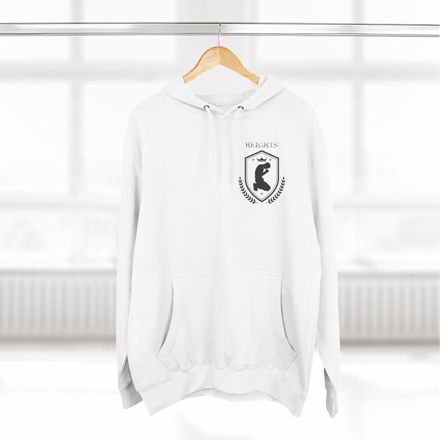 Adult Heights Black Pullover Hoodie