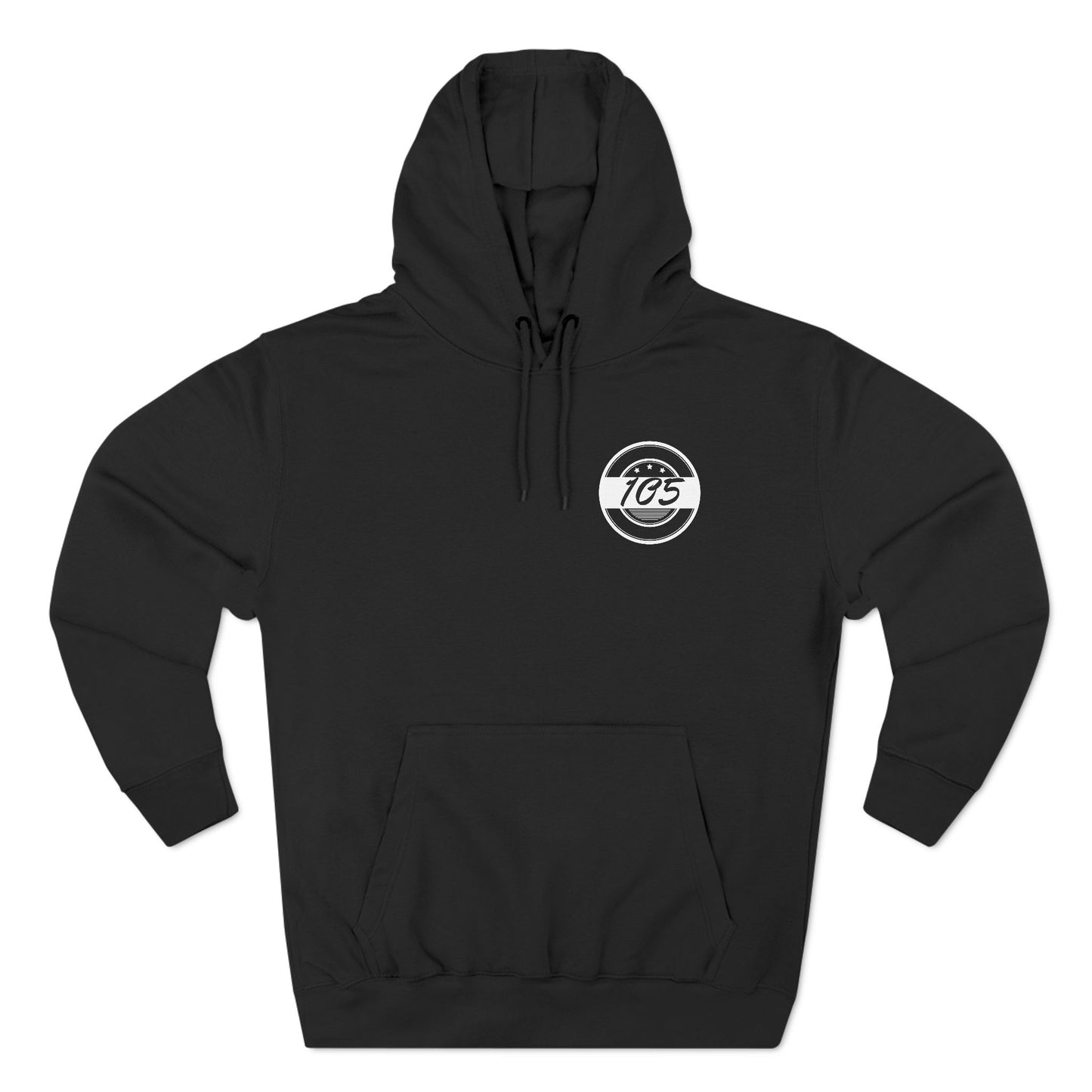Adult 105 Christian White and Black Letters Hoodie