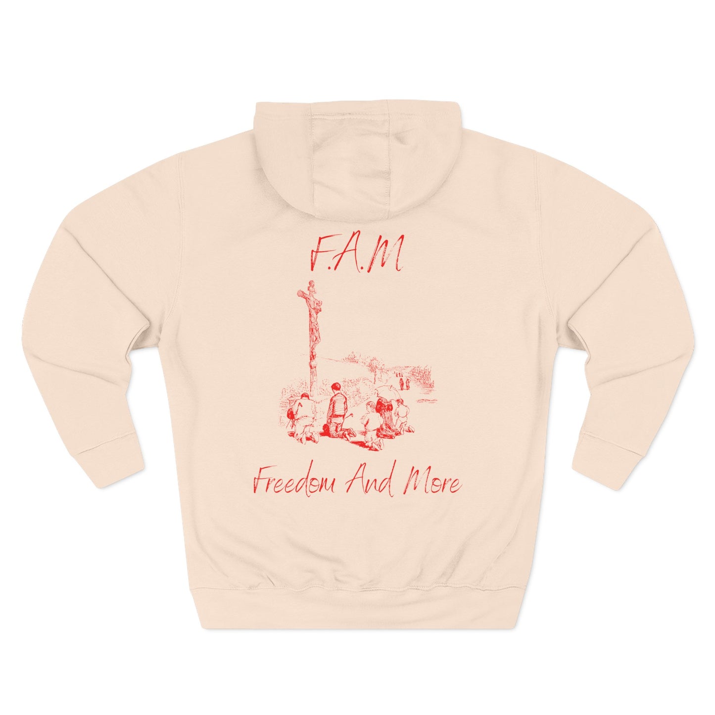 Fam Hoodie Red Words