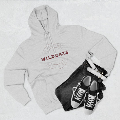 Wildcats Christian Marron Letters & Picture Hoodie