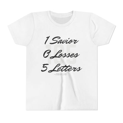 Youth 105 Christian Black and White Letters