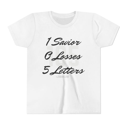 Youth 105 Christian Black and White Letters