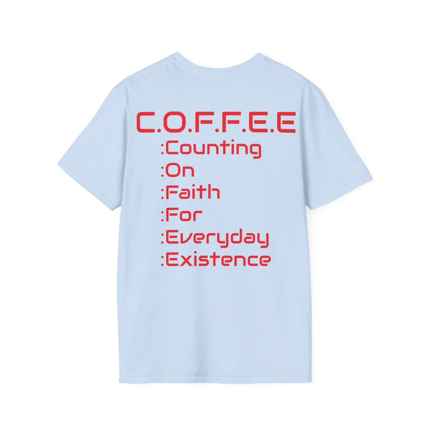 Adult Coffee Christian Red Words Only