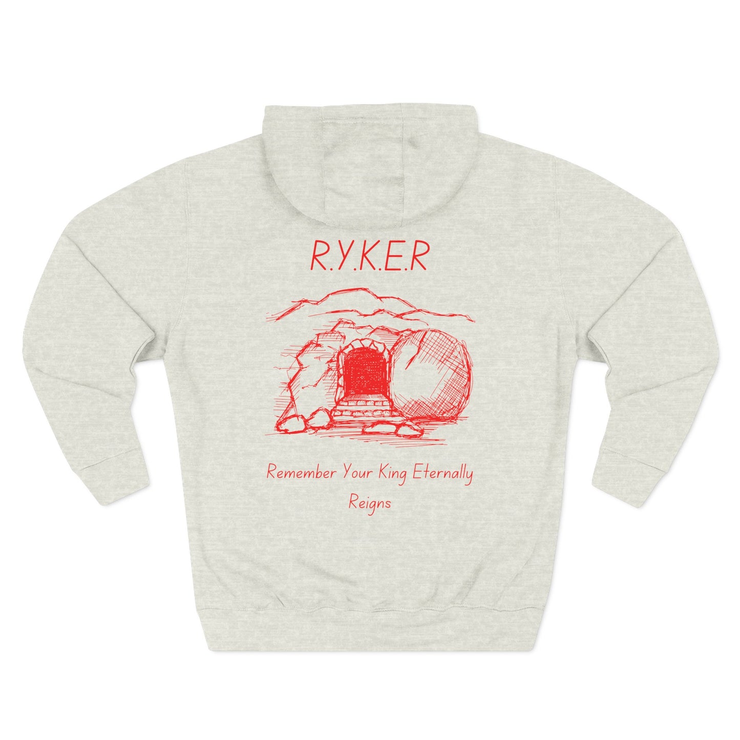RYKER Christian Red Letters Hoodie