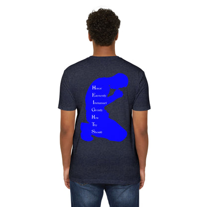 Heights Christian Blue Letters & Image Blended