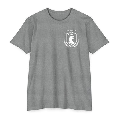 Adult Heights Christian White Letters & Image Premium Tee