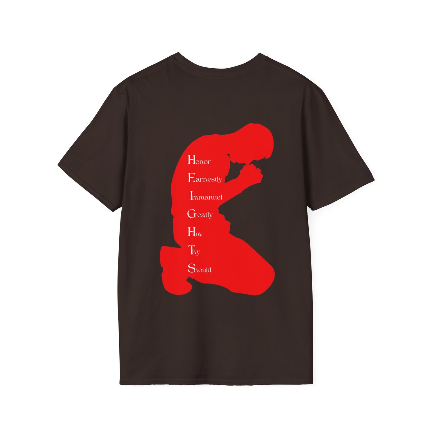 Heights Christian Red Letters & Image