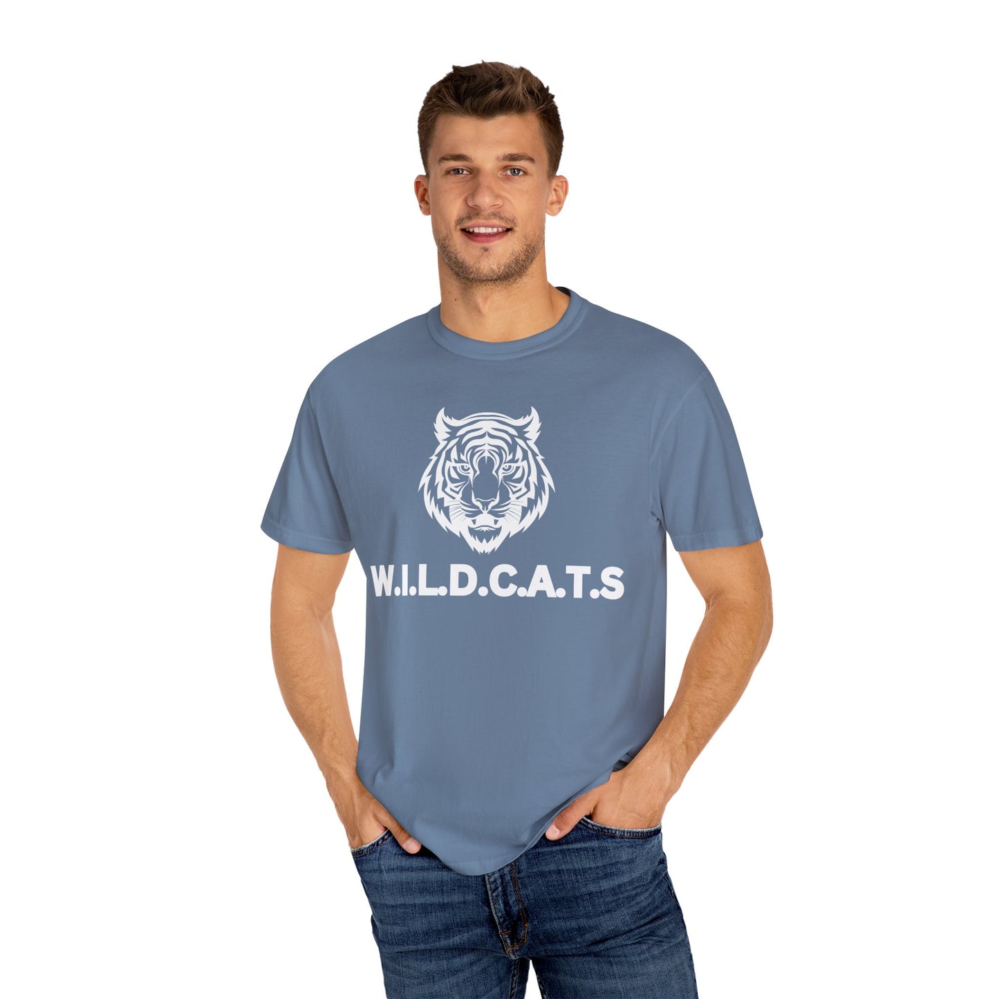Wildcats Christian White Letters & Picture Specialty