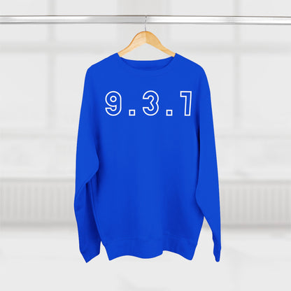 Adult 931 Crewneck White Words