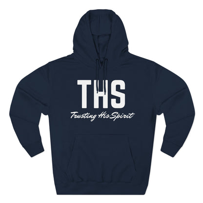 Adult THS Christian White Letters Hoodie