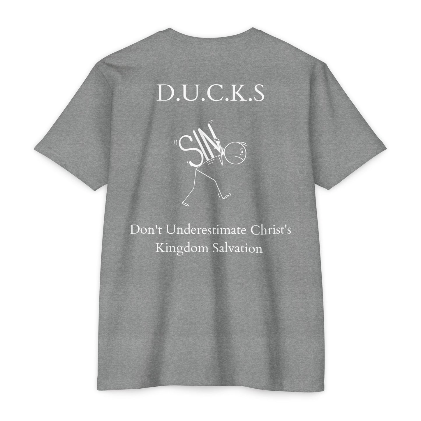 Adult DUCKS Christian White Premium Tee