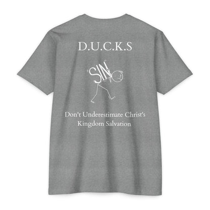Adult DUCKS Christian White Premium Tee