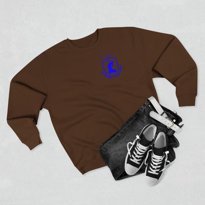 Heights Christian Blue Letters & Image Crewneck