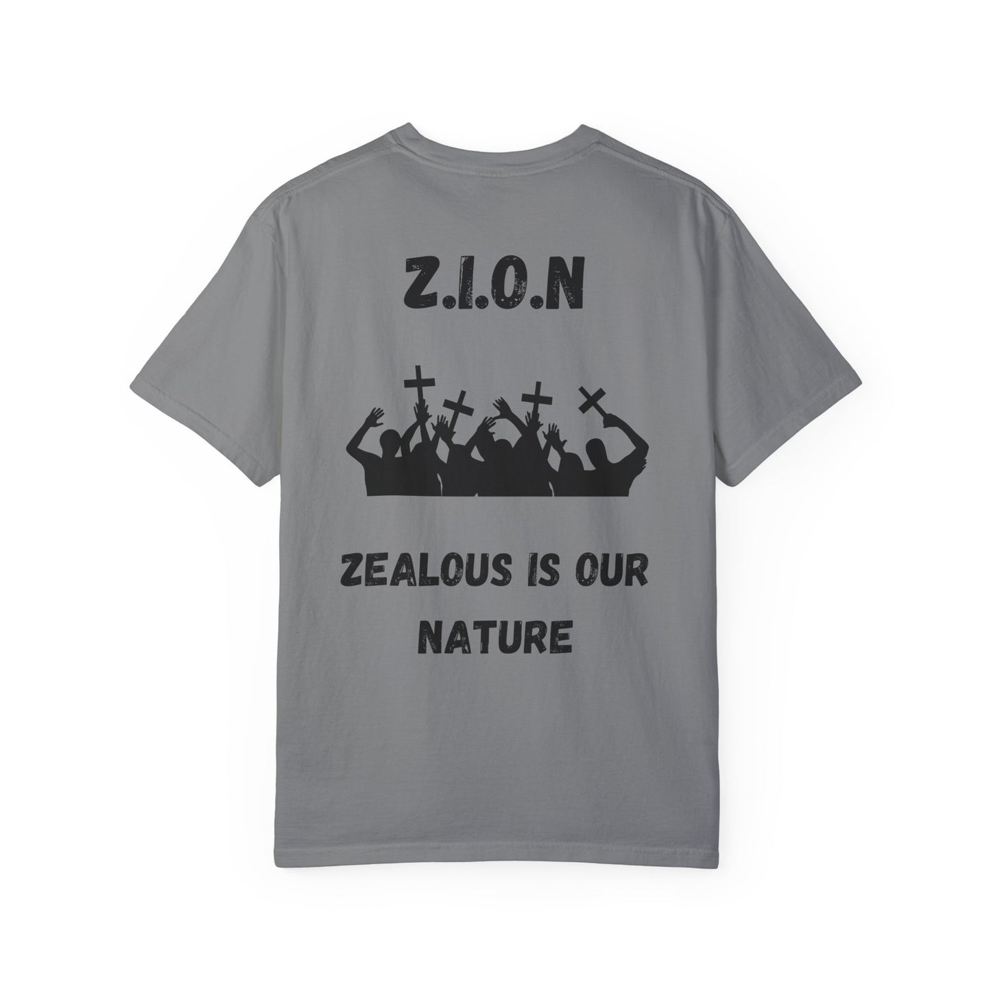 Adult Zion Black Words & Image