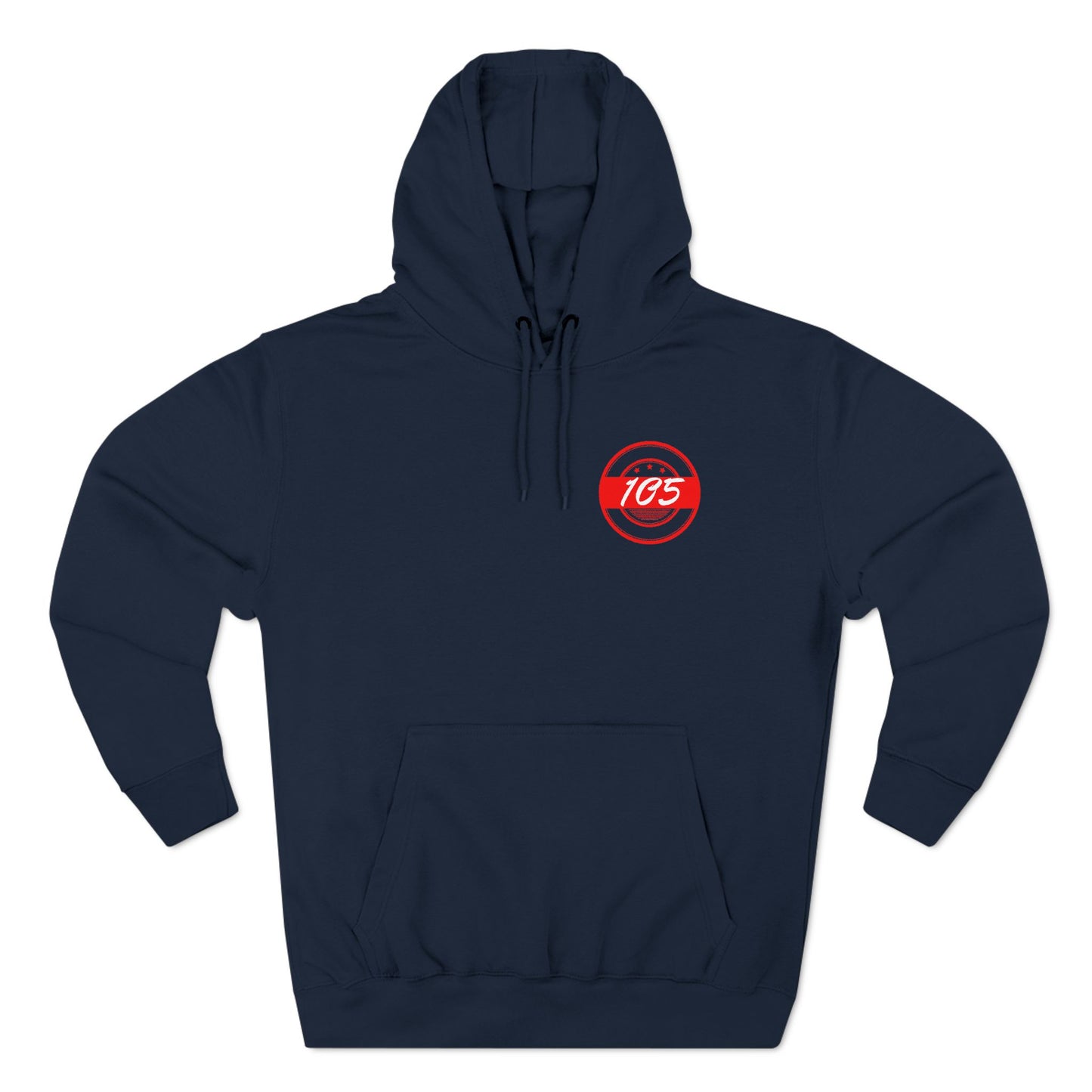 Adult 105 Christian Red and White Letters Hoodie
