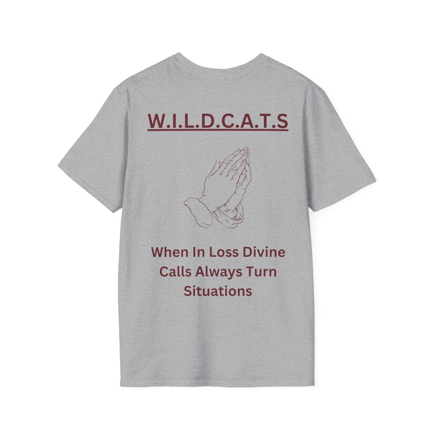 Wildcats Christian Marron Letters & Picture