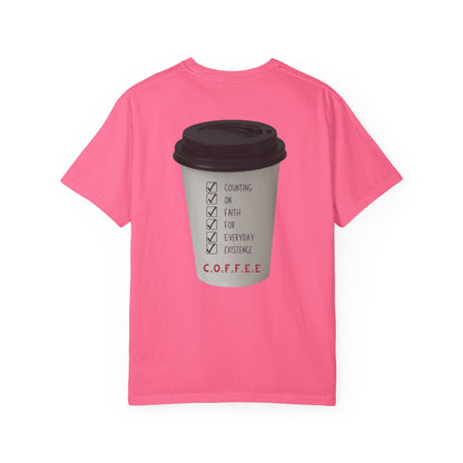 Adult Coffee Christian White Letters & Image