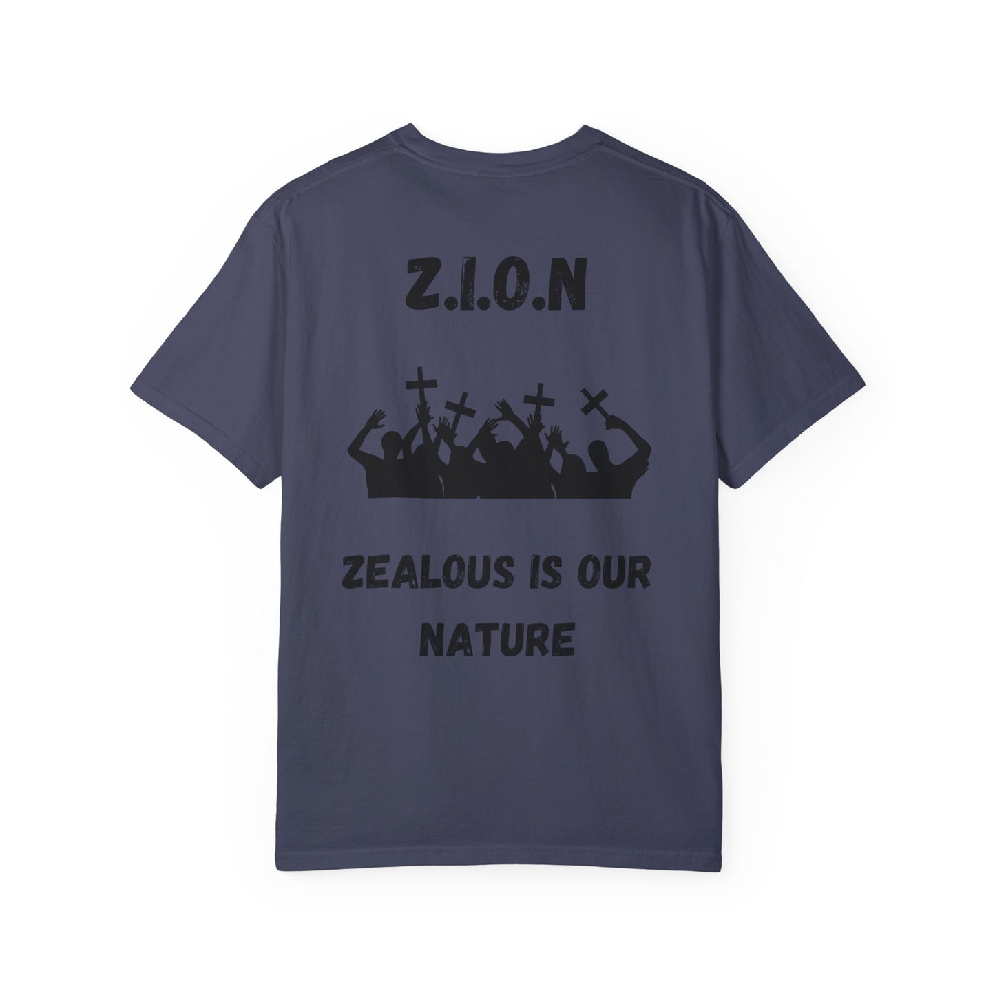 Adult Zion Black Words & Image