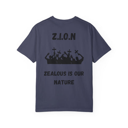 Adult Zion Black Words & Image