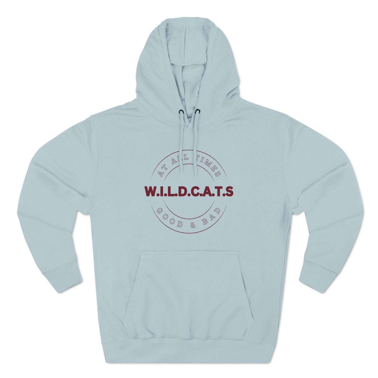 Wildcats Christian Marron Letters & Picture Hoodie