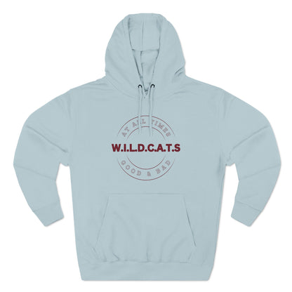 Wildcats Christian Marron Letters & Picture Hoodie