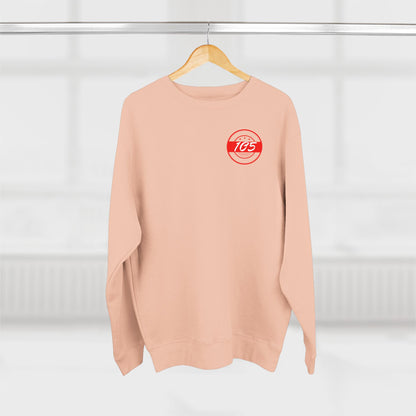 Adult 105 Christian Red and White Letters Crewneck