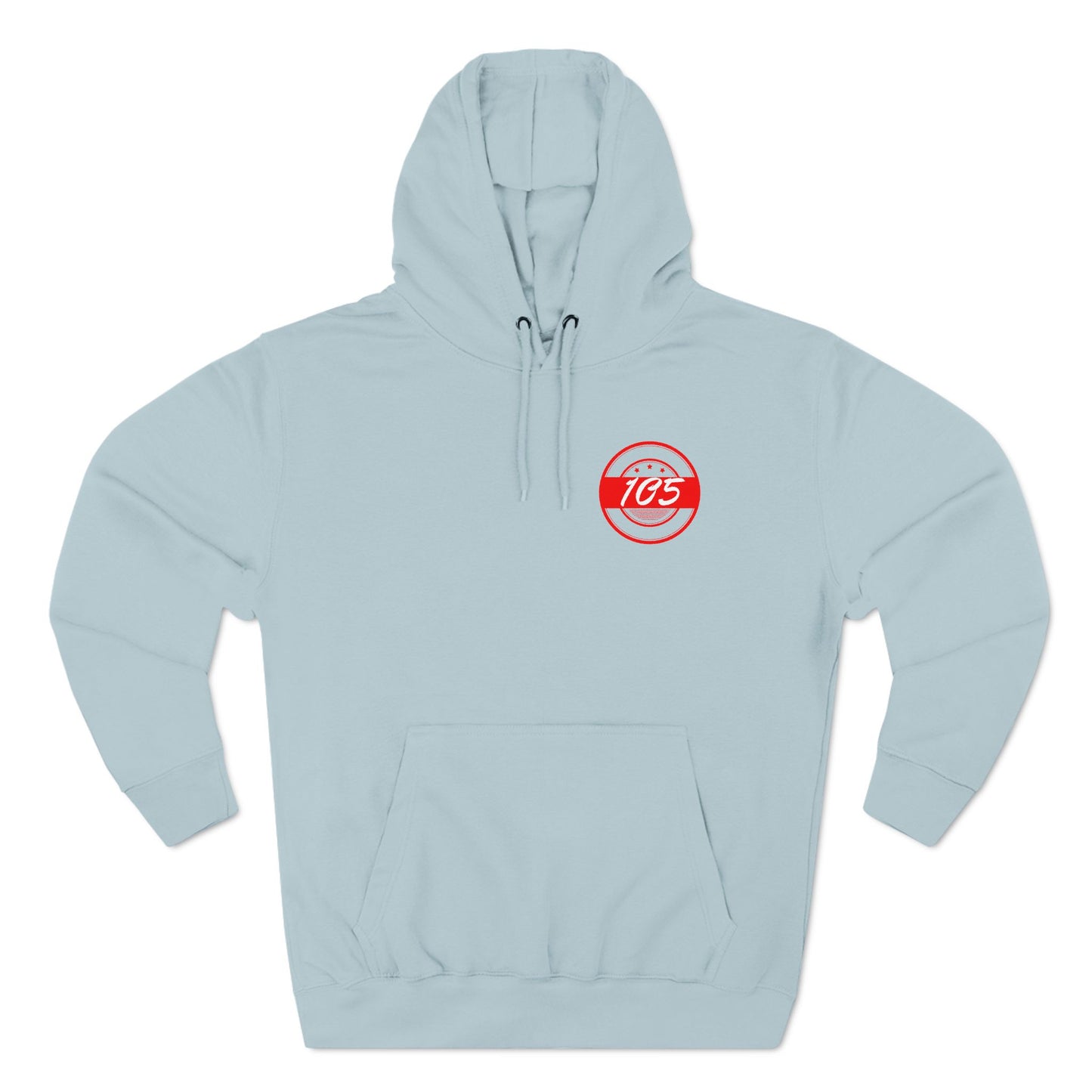 Adult 105 Christian Red and White Letters Hoodie