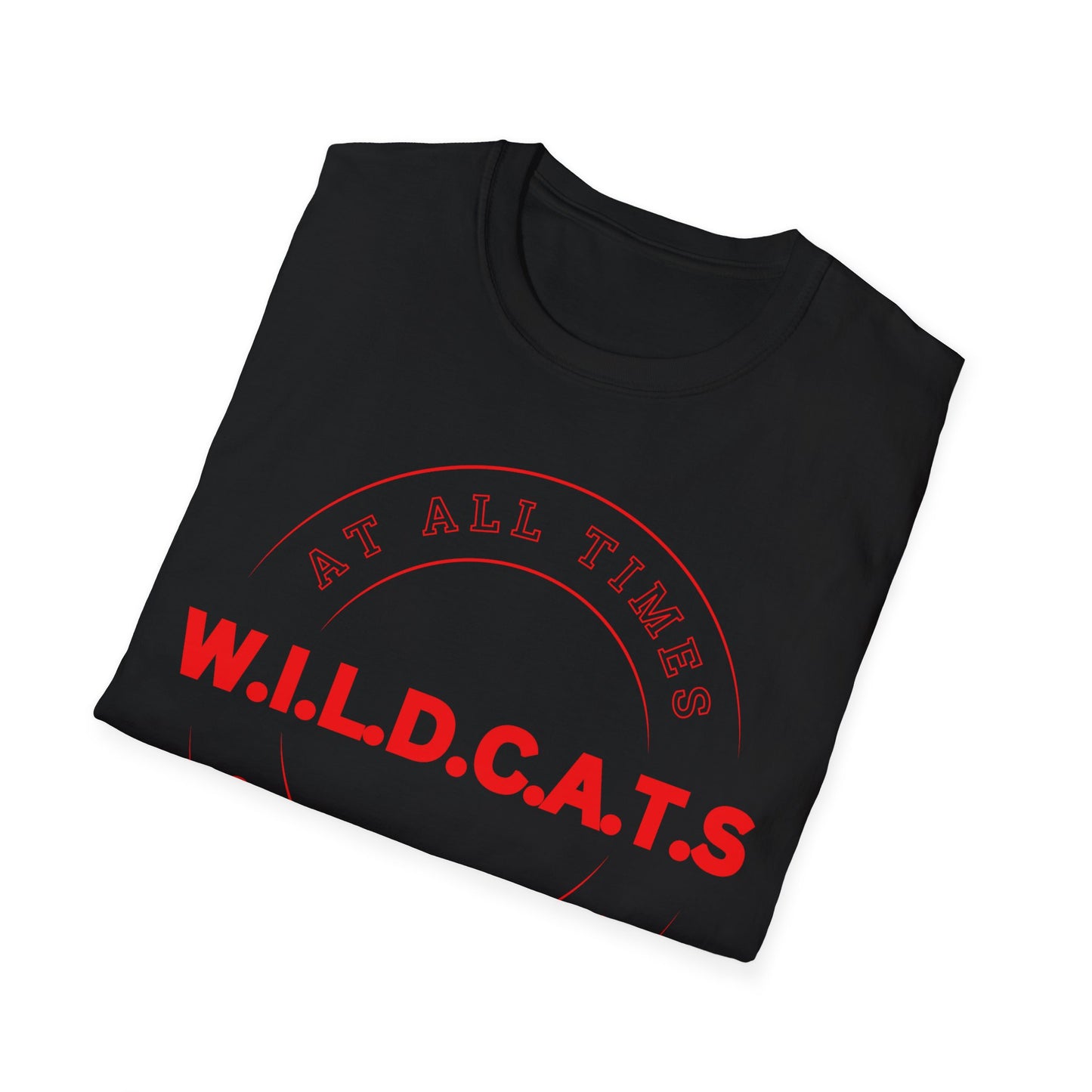 Wildcats Christian Red Letters & Picture
