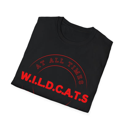 Wildcats Christian Red Letters & Picture