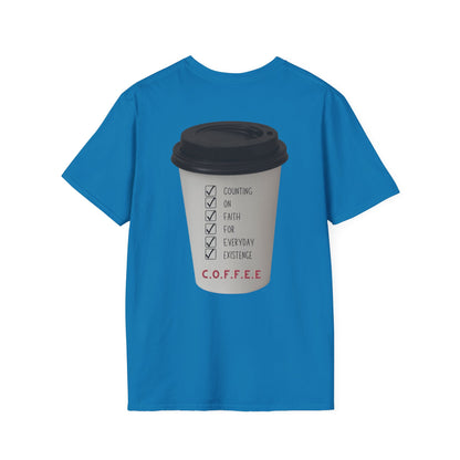 Adult Coffee Christian White Letters & Image