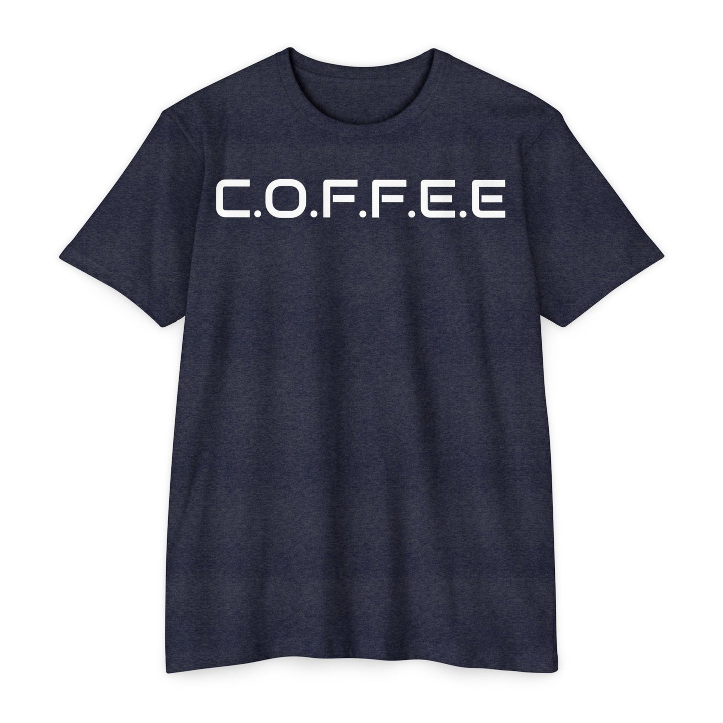 Adult Coffee Christian White Words Only Premium Tee