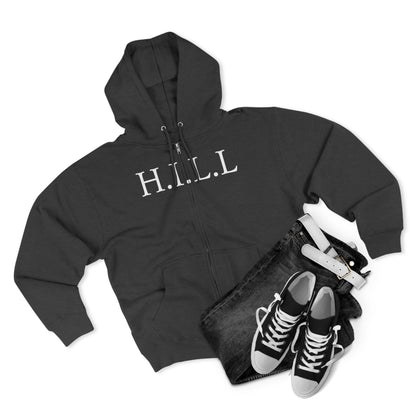 Hill Christian White Words Hoodie Zipper