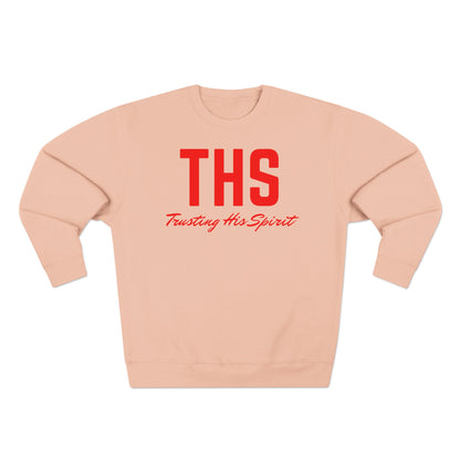 Adult THS Christian Red Letters Crewneck