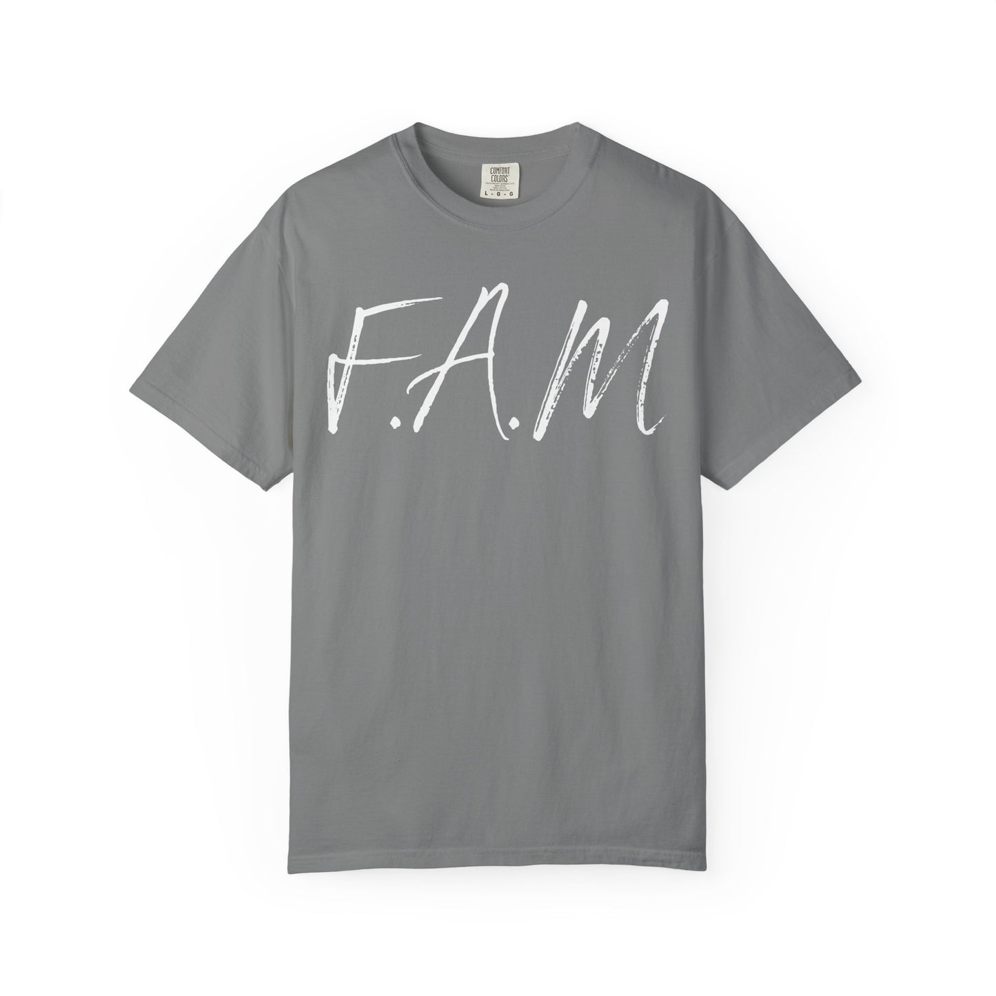 Fam Christian White Letters & Image