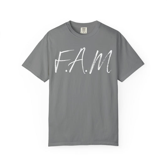Fam Christian White Letters & Image