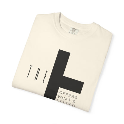 Adult T-Town Christian Black Letters & Cross