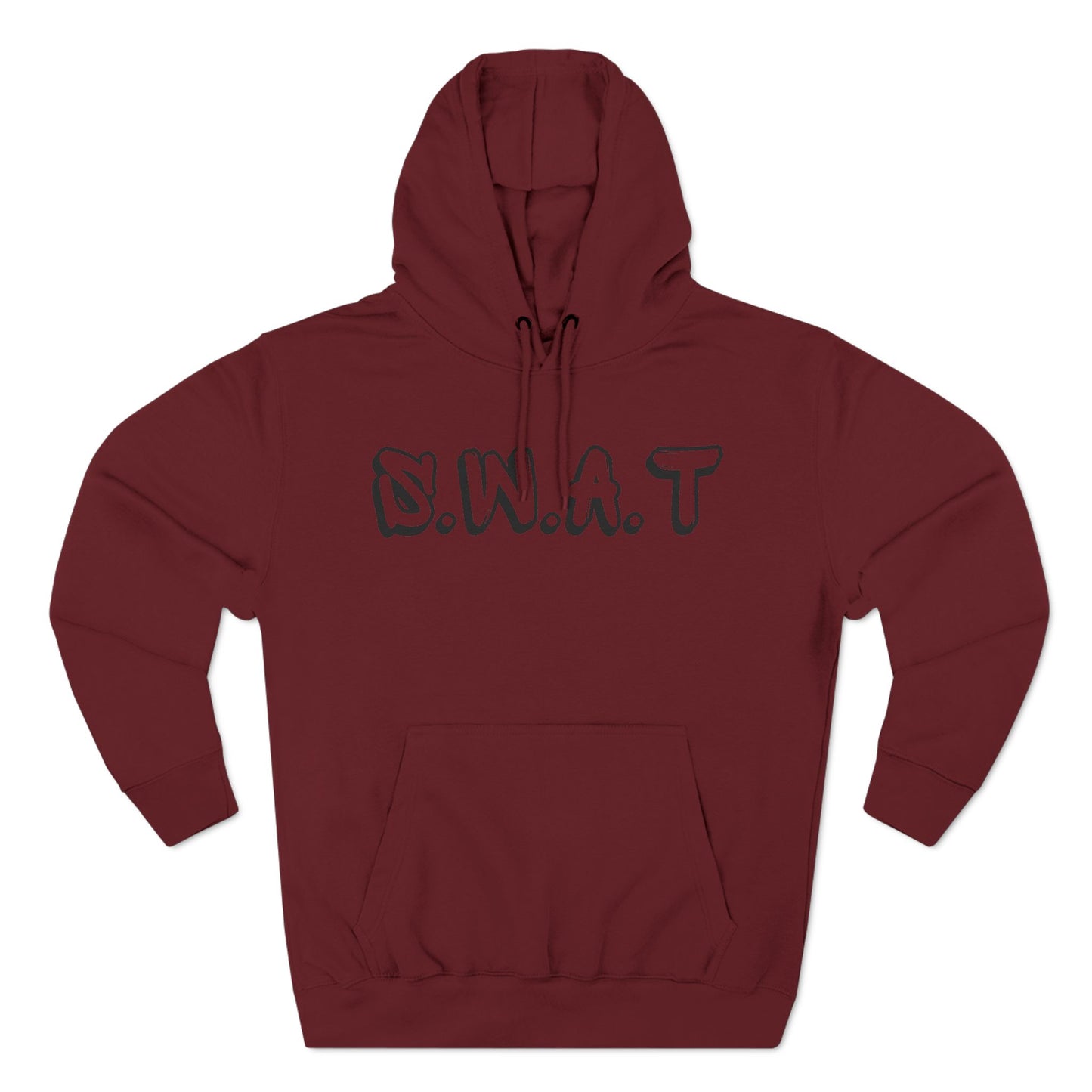Swat Christian Black Words Hoodie