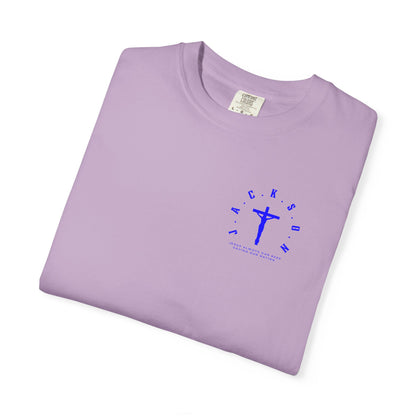Jackson Believing Christian Blue Letters & Cross