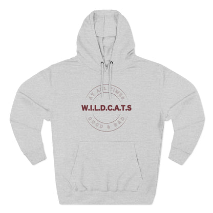 Wildcats Christian Marron Letters & Picture Hoodie