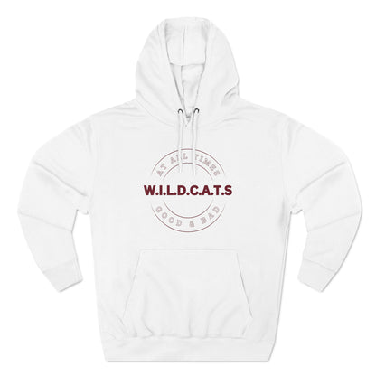 Wildcats Christian Marron Letters & Picture Hoodie