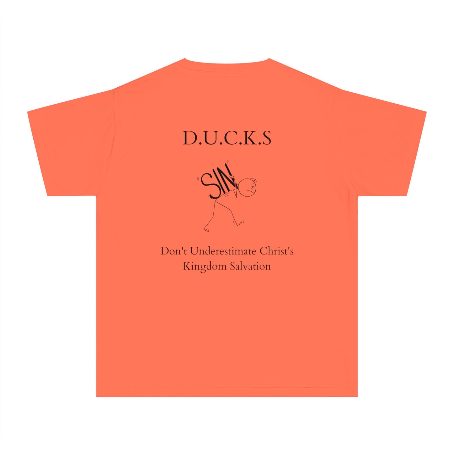 Youth Ducks Christian Black Words